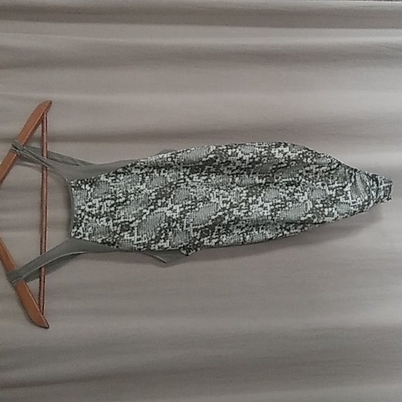 NWOT Intimately Free People Nights Out Snakeskin Print Bodysuit - Picture 2 of 8